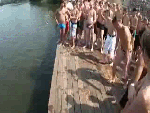 Прыжки в воду офегенно!  